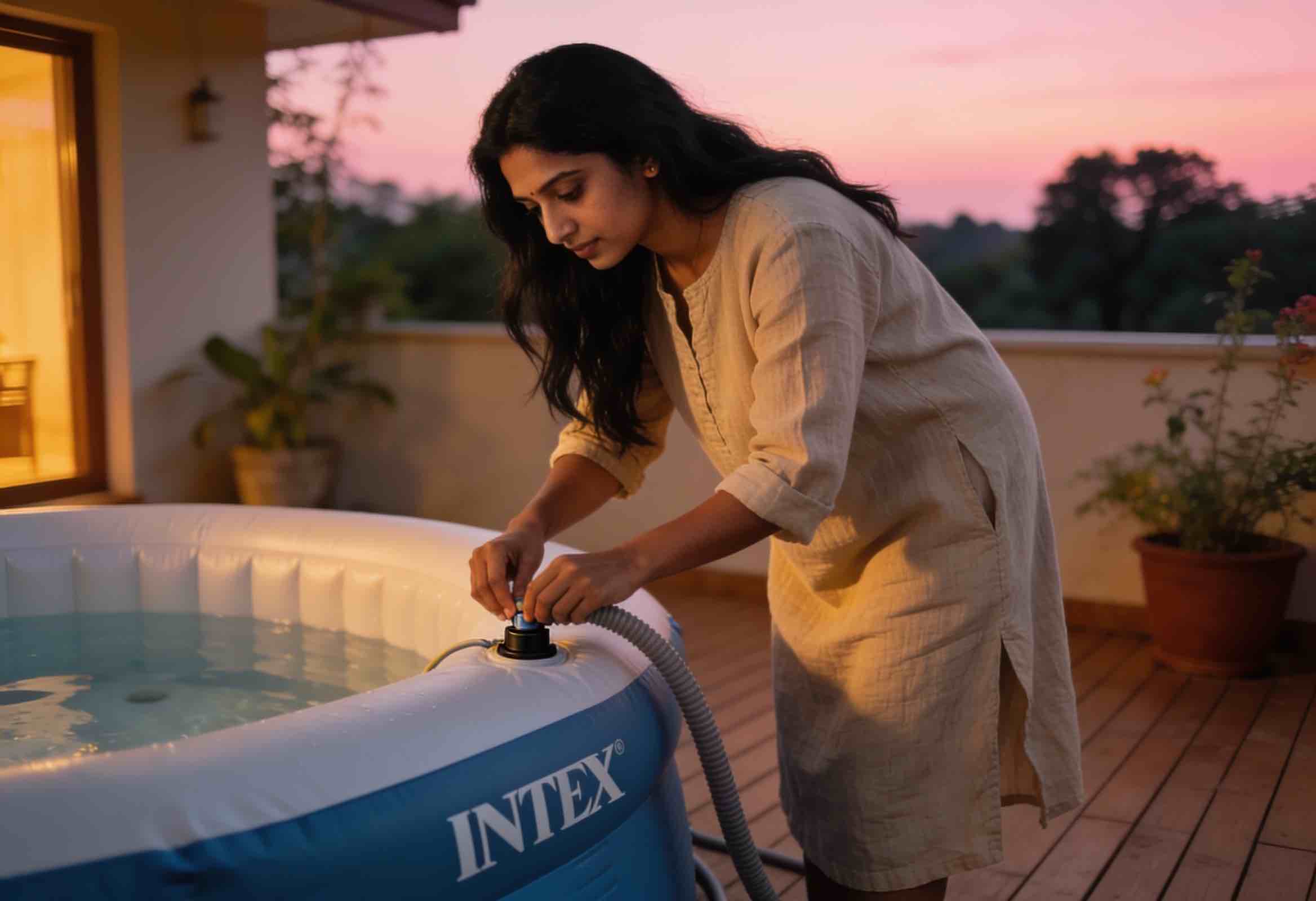 Degonfler spa Intex